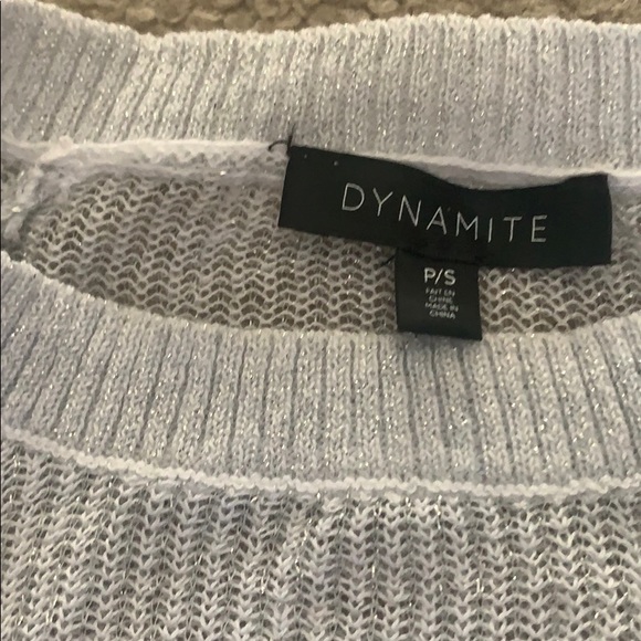 Never worn Dynamite sparkle top - Picture 2 of 5